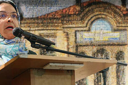 حضور نماینده زرتشتیان در گهنبار فرنگیس یگانگی، دخت...